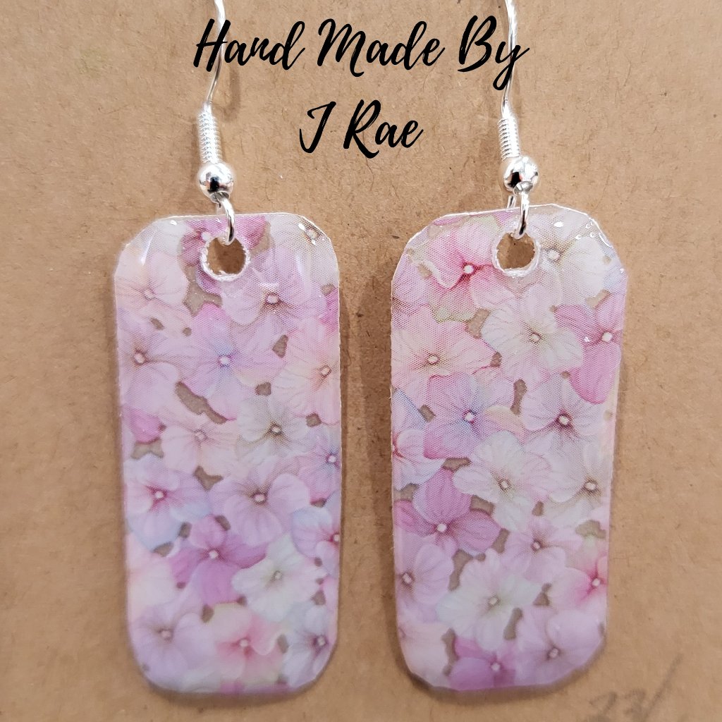 Hand Made By J Rae Floral Earrings. Style E1022